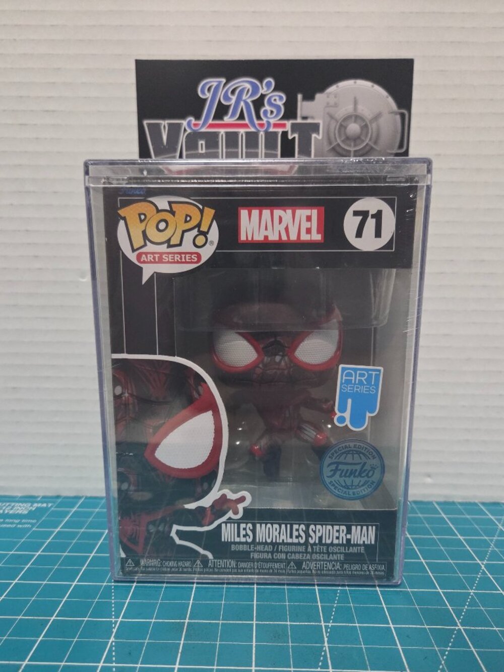 Funko POP Art Series Marvel Miles Morales Spider-Man 71 Figure Sealed Hardshell
